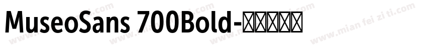 MuseoSans 700Bold字体转换